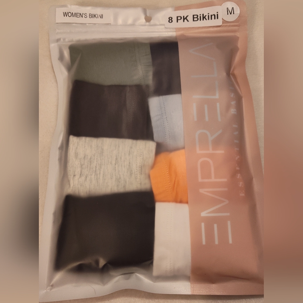 NWT! 8pk Bikini Panties (Sz Small & Medium)